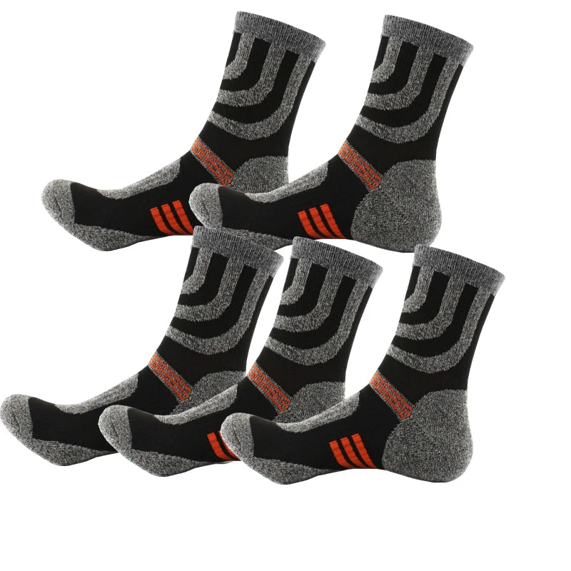 3 PAIRS Anti-Blister Winter Terry Socks – Outdoor Sports Running Cycling Camping Trekking