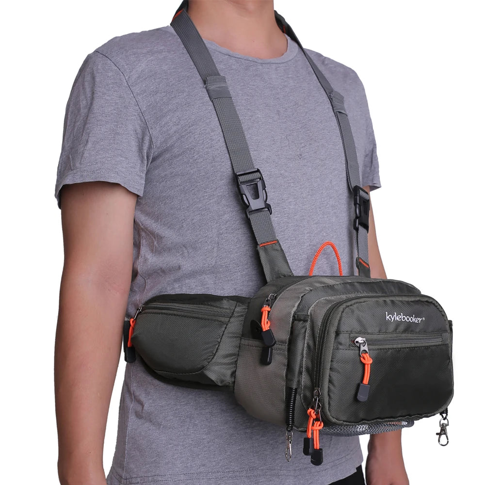 Fly Fishing Chest & Waist Pack – 2-in-1 Lightweight Bag