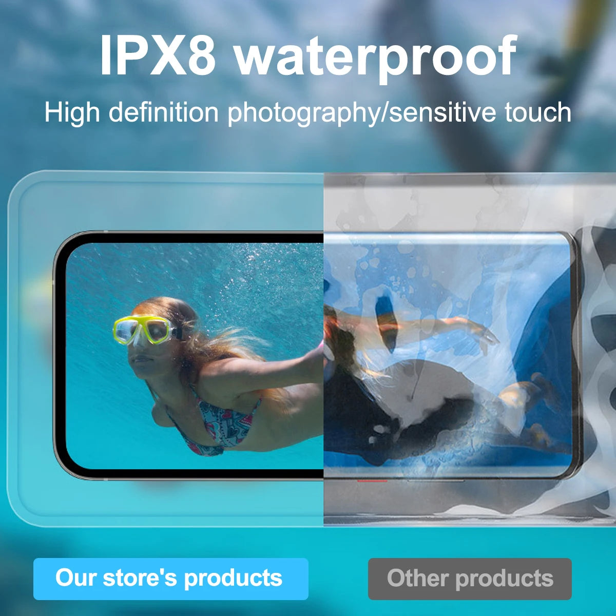 FONKEN Waterproof Phone Case – Universal Underwater Pouch For iPhone, Samsung & Huawei