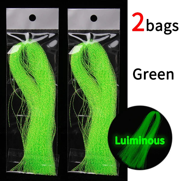 Luminous Holographic Flashabou Fly Tying & Jigging Tinsel