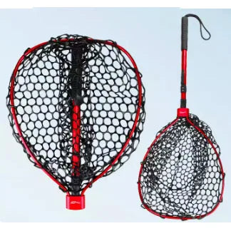 HISTAR Ultralight Foldable Fly Fishing Landing Net – Soft Rubber Mesh with Stainless Steel Handle
