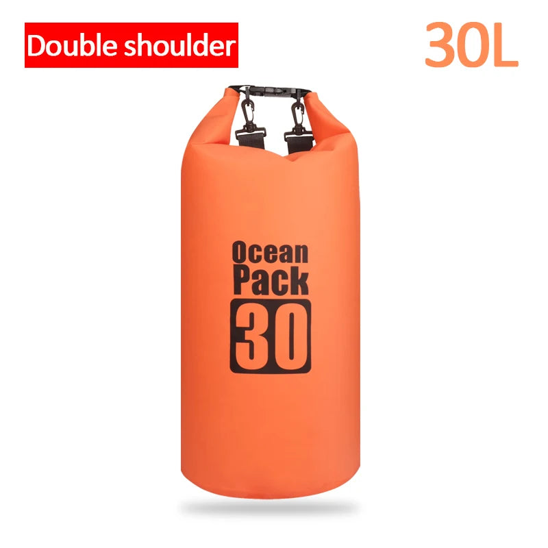 Outdoor PVC Waterproof Dry Bag – 5L, 10L, 20L, 30L Waterproof Backpack for Water Sports