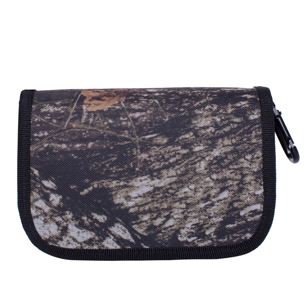 KYLEBOOKER Fishing Lure Storage Bag – Water-Resistant Spinner Bait Wallet Case