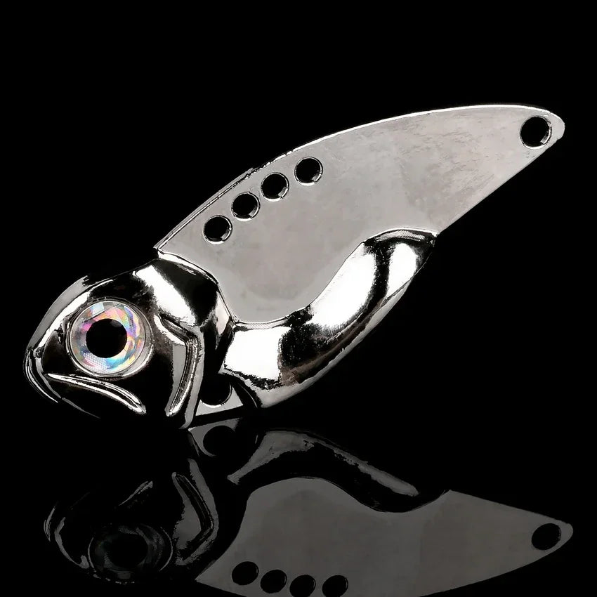 Metal Vib Fishing Lure – Sinking Vibration Spoon Spinner Bait