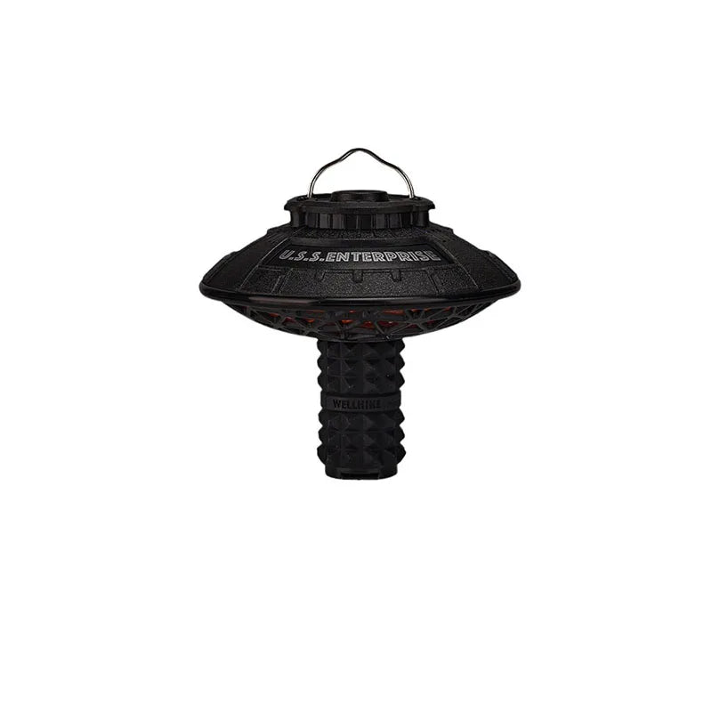 UFO-Style Camping Lampshade for Outdoor Ambience