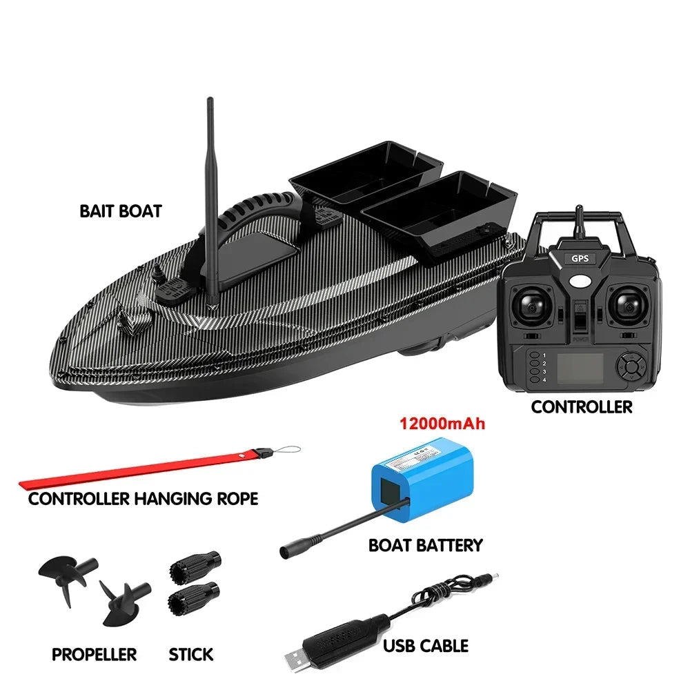 Endurance GPS Fishing Bait Boat – 500m Range, Fish Finder, Auto Cruise & Return