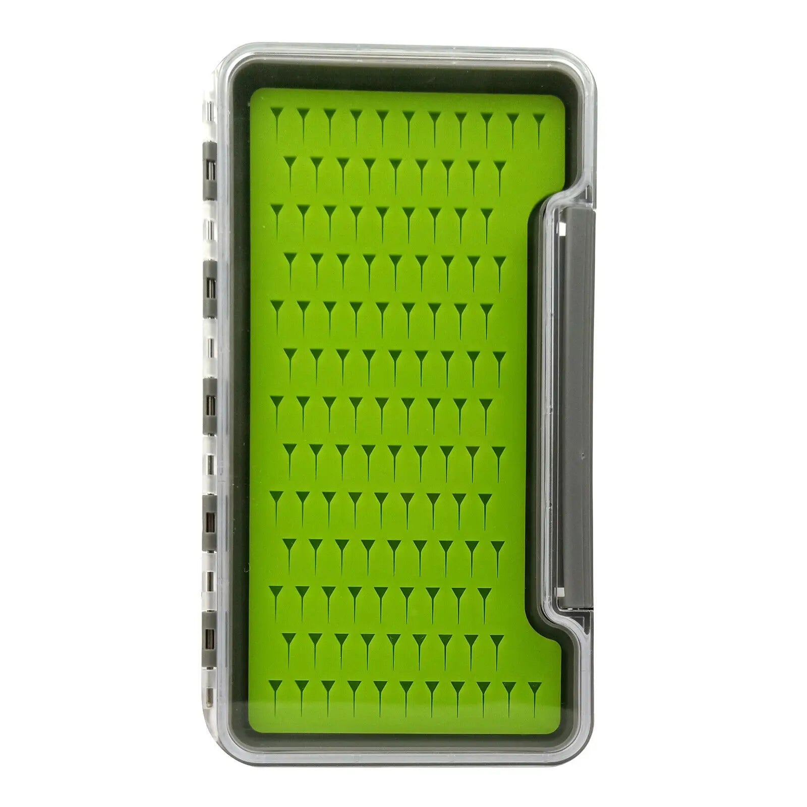 AVENTIK 100% Waterproof Fly Box – Transparent Silicone Fishing Storage for Secure Fly Organisation