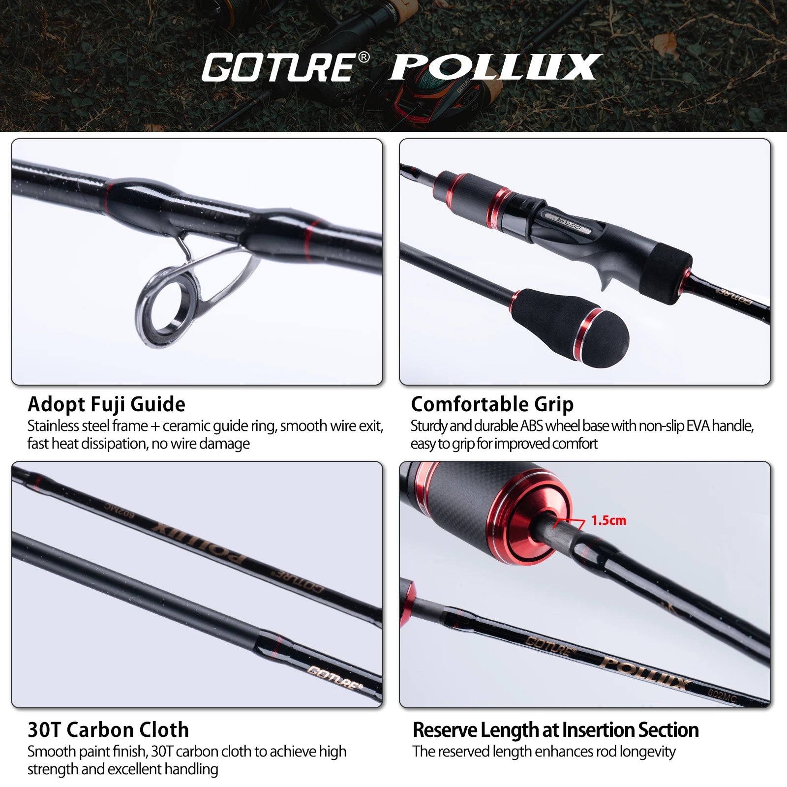 30T Carbon Slow Jigging Rod – 1.83m Spinning & Casting Rod