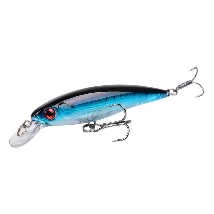 Laser Minnow Fishing Lure – 11CM 13G Hard Bait Crankbait for Freshwater & Saltwater