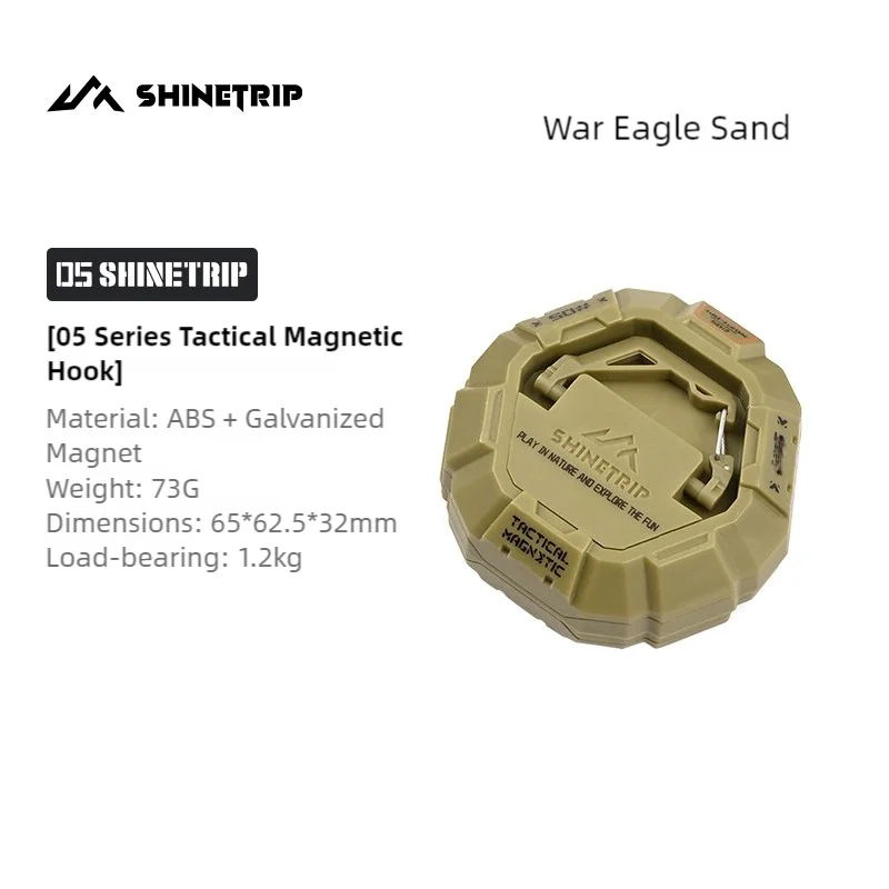 Magnetic Buckle with Lock Hook for Camping and Tent Setup