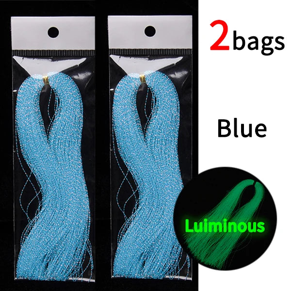 Luminous Holographic Flashabou Fly Tying & Jigging Tinsel
