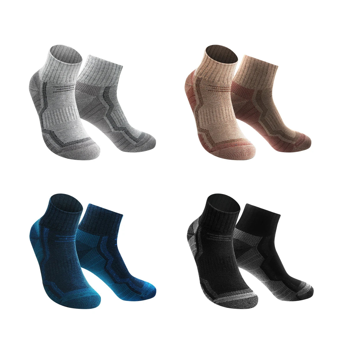 WRELS Merino Wool Thermal Socks for Skiing, Hiking, Camping & Snowboarding – Winter Warm