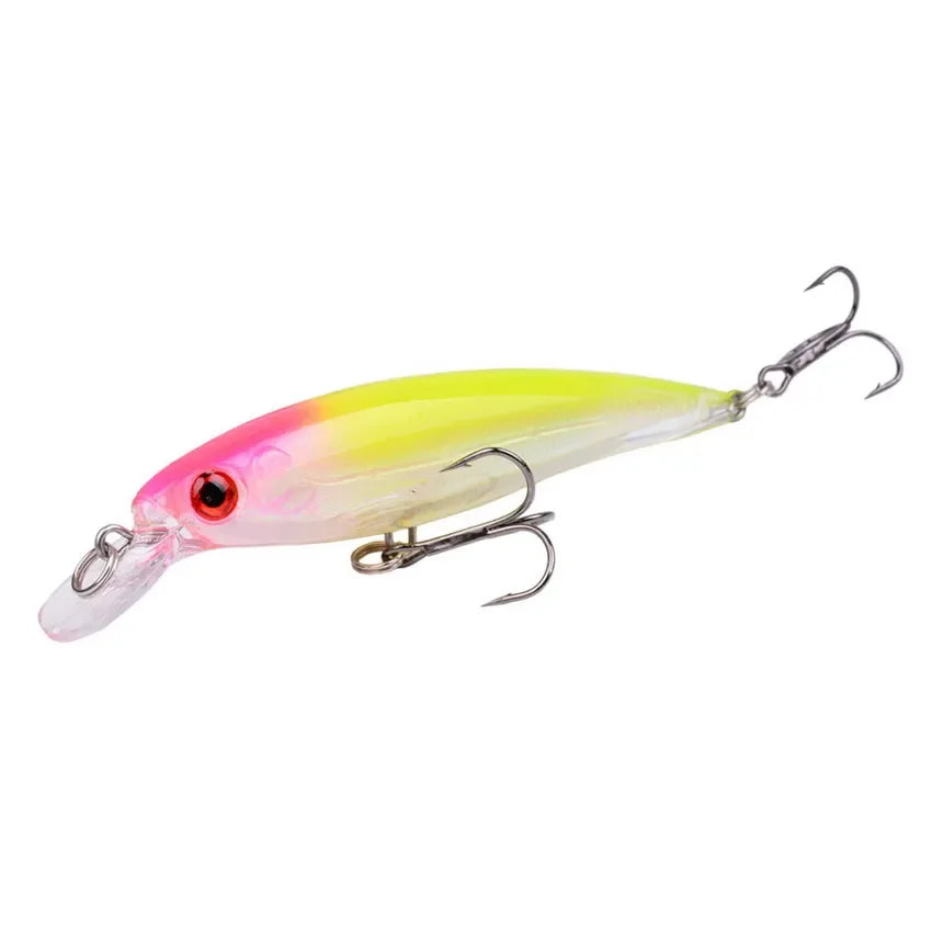 Laser Minnow Fishing Lure – 11CM 13G Hard Bait Crankbait for Freshwater & Saltwater