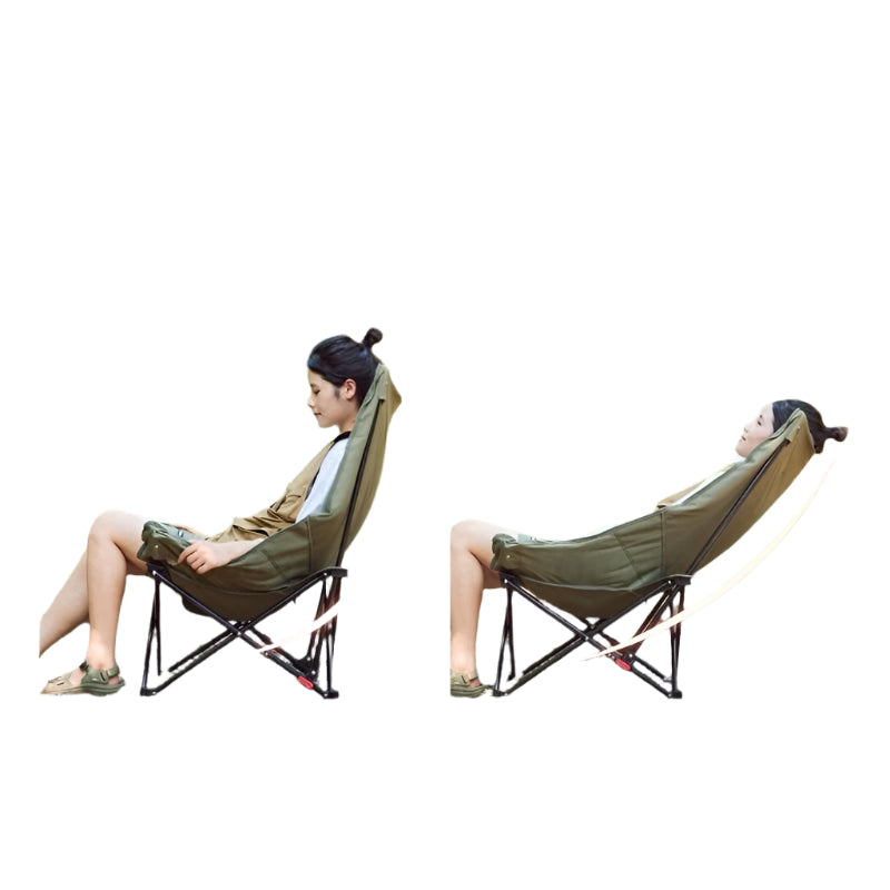 NATUREHIKE Lightweight High Back Moon Chair - Portable Folding Lounge Chair for Camping & Beach