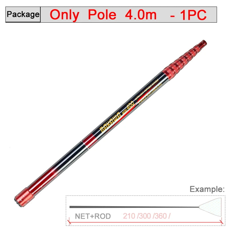 BAKAWA Folding Fishing Net Telescopic Landing Net – Carbon Fiber Fly Fishing Tool