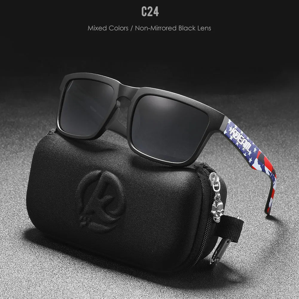 KDEAM Polarised Square Sunglasses – UV400 Fashion Eyewear for Men and Women