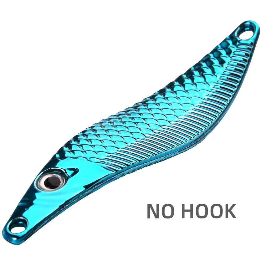 Metal VIB Leech Spinner Spoon Lure – Sinking Fishing Bait