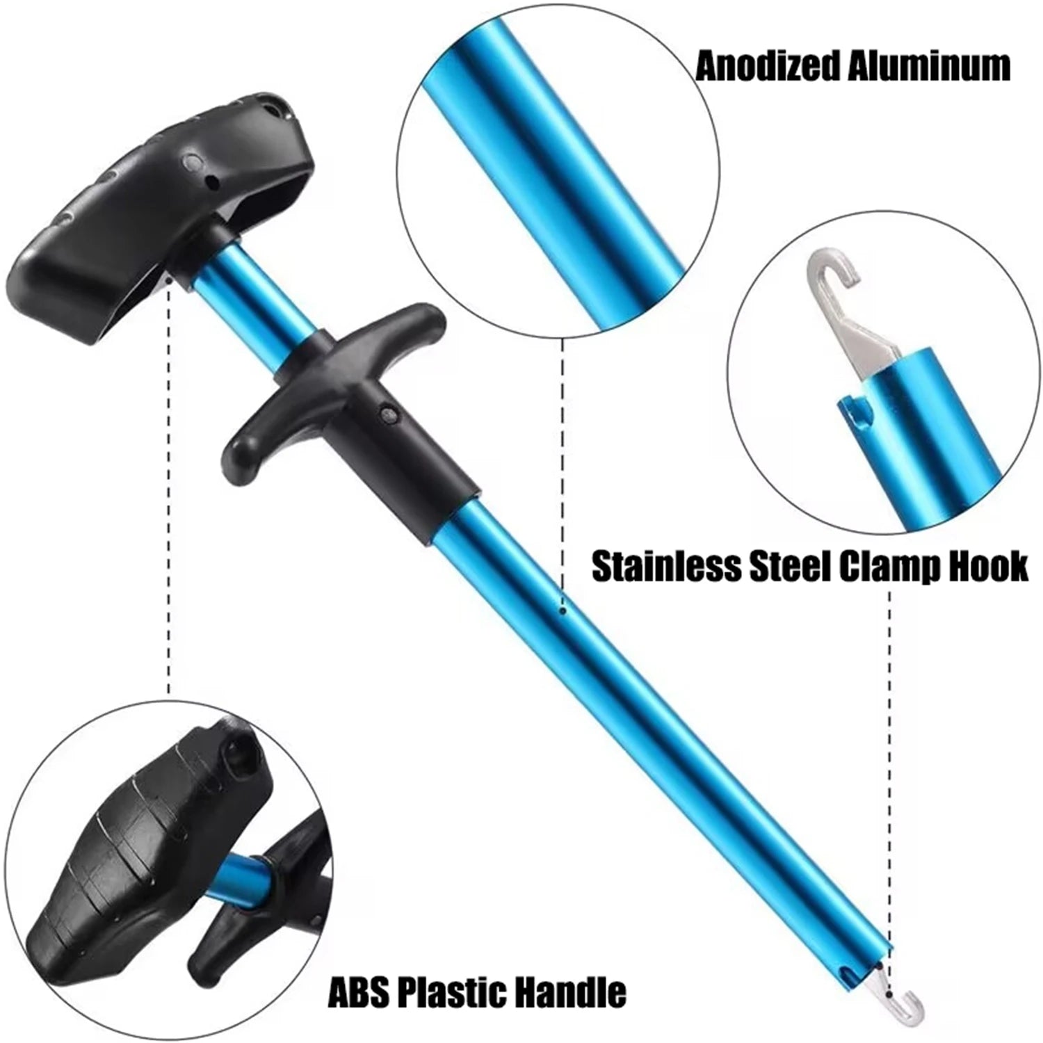 Aluminium Hook Remover Tool for Safe and Easy Fish Unhooking