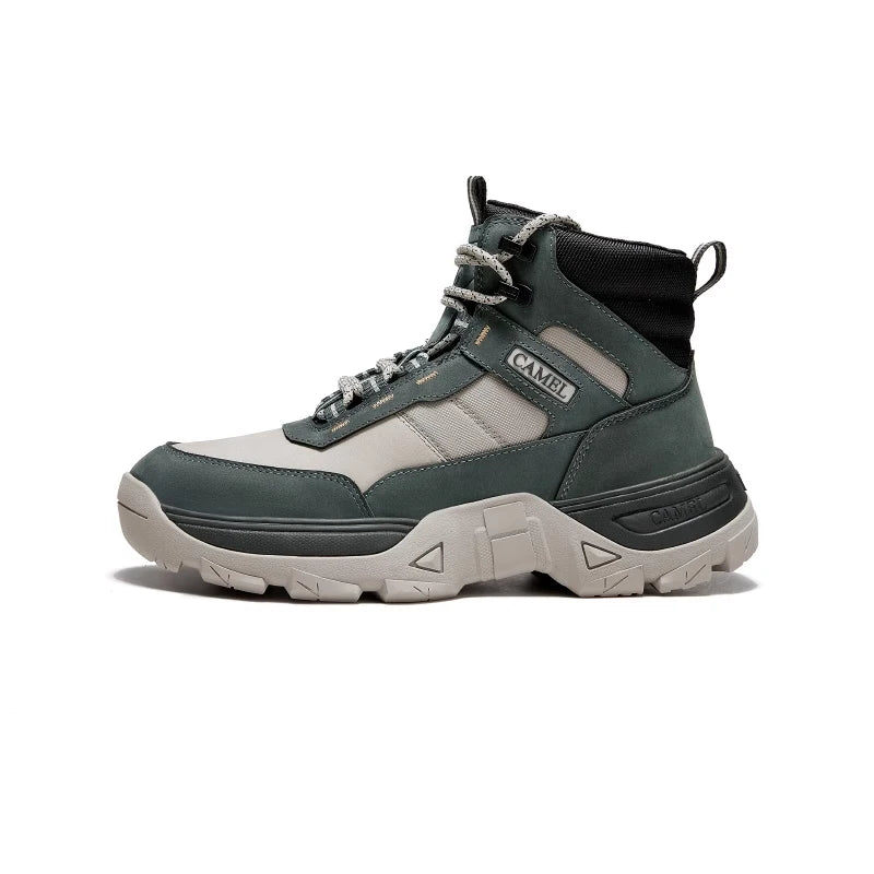 GOLDEN CAMEL Men’s Waterproof Hiking Boots – Tactical Trekking Footwear for Outdoor Work