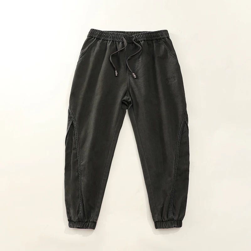 BIRD MOUNTAIN Oversize Cargo Pants – Japanese Streetwear Baggy Trousers for Men