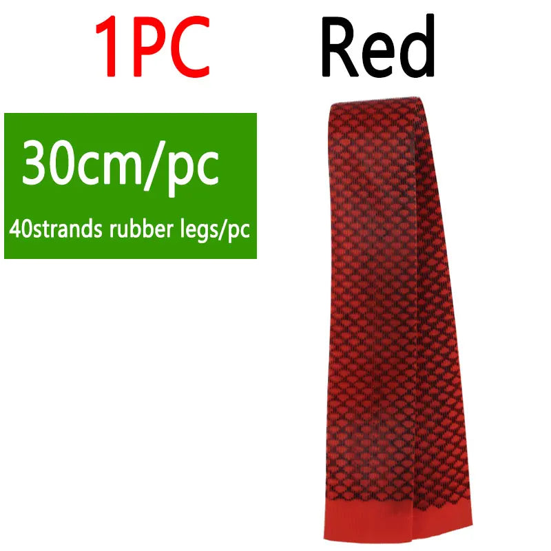 Grizzly Rubber Legs – 30cm Silicone Round Strings (40 Strands/Pack)