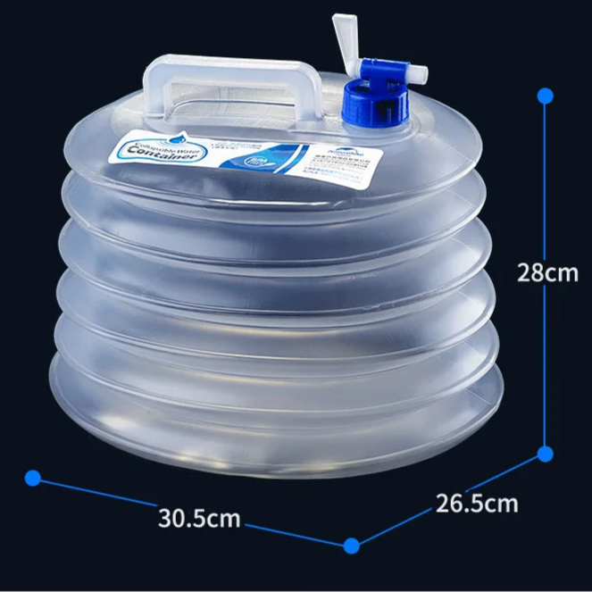 NATUREHIKE Collapsible Water Bucket – Foldable Outdoor Water Storage for Camping and Hiking