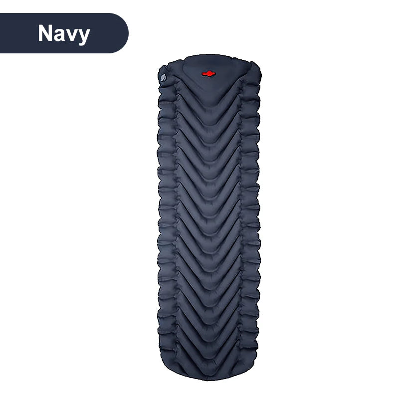 PACOONE Ultralight Inflatable Waterproof Sleep Pad with Built-in Pump & Pillow