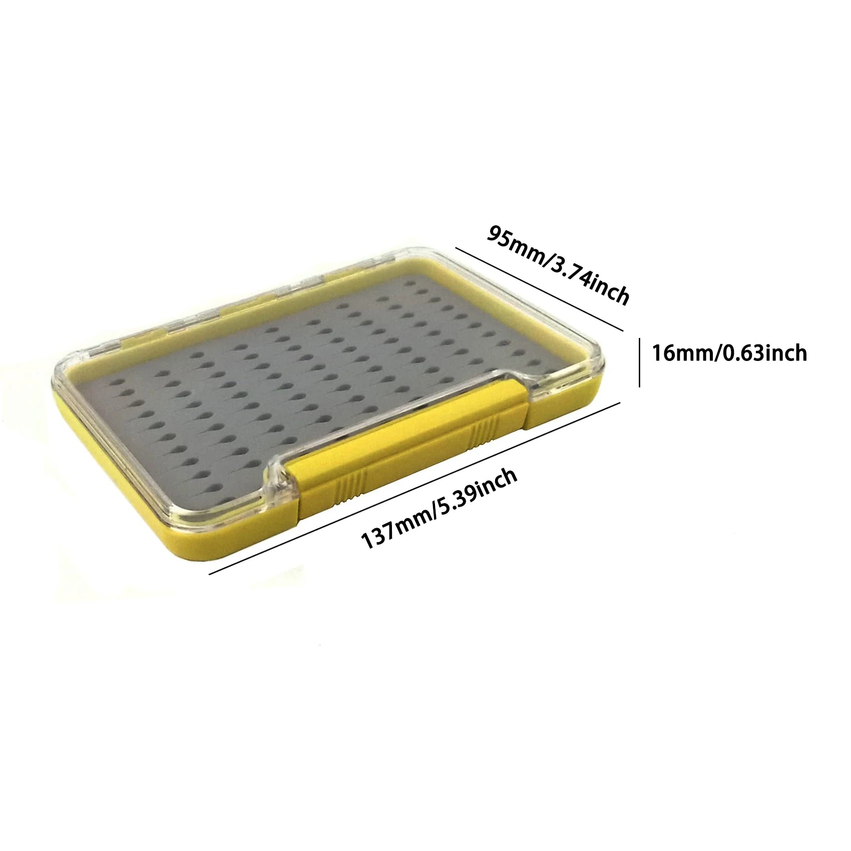 AVENTIK 100% Waterproof Fly Box – Transparent Silicone Fishing Storage for Secure Fly Organisation