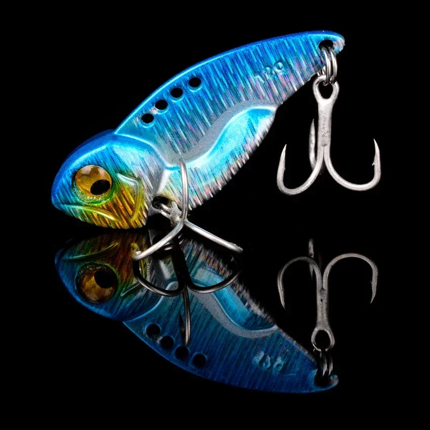 Metal Vib Fishing Lure – Sinking Vibration Spoon Spinner Bait