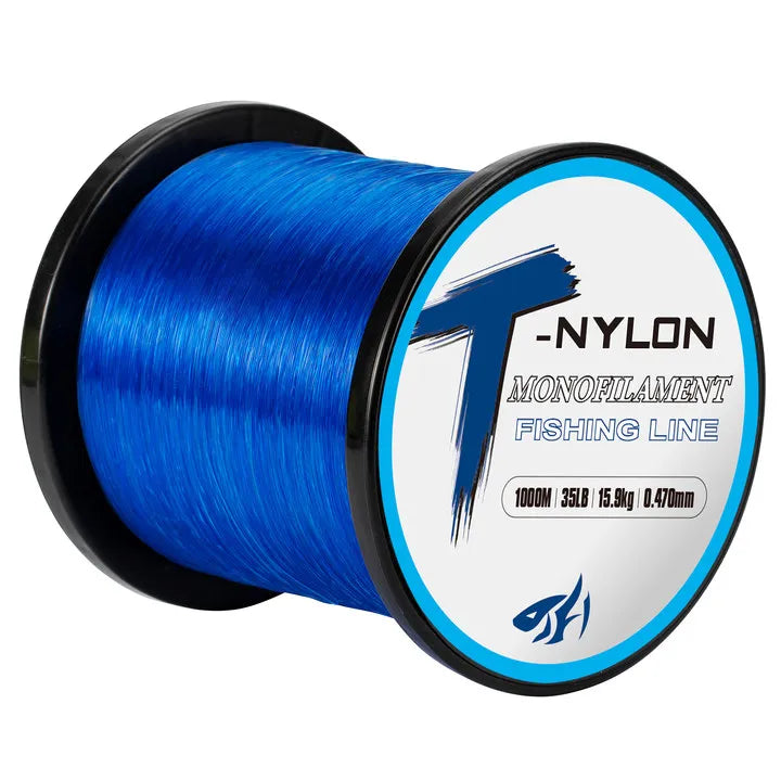 1000M Super Strong Monofilament Nylon Fishing Line: Fluorocarbon Coated for Saltwater Fishing