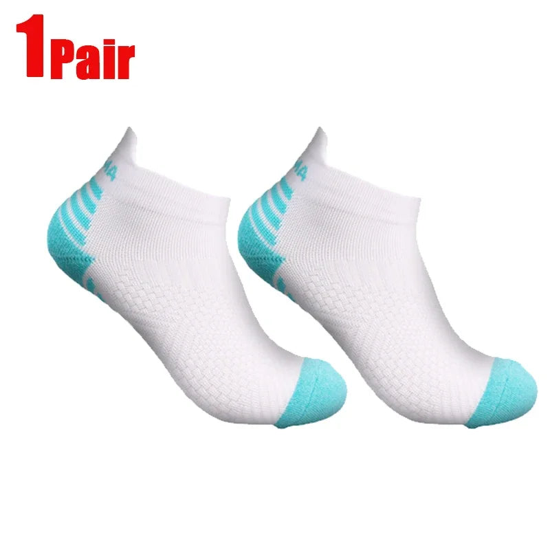 Sport Compression Ankle Socks – Fitness Running Marathon Deodorant Breathable