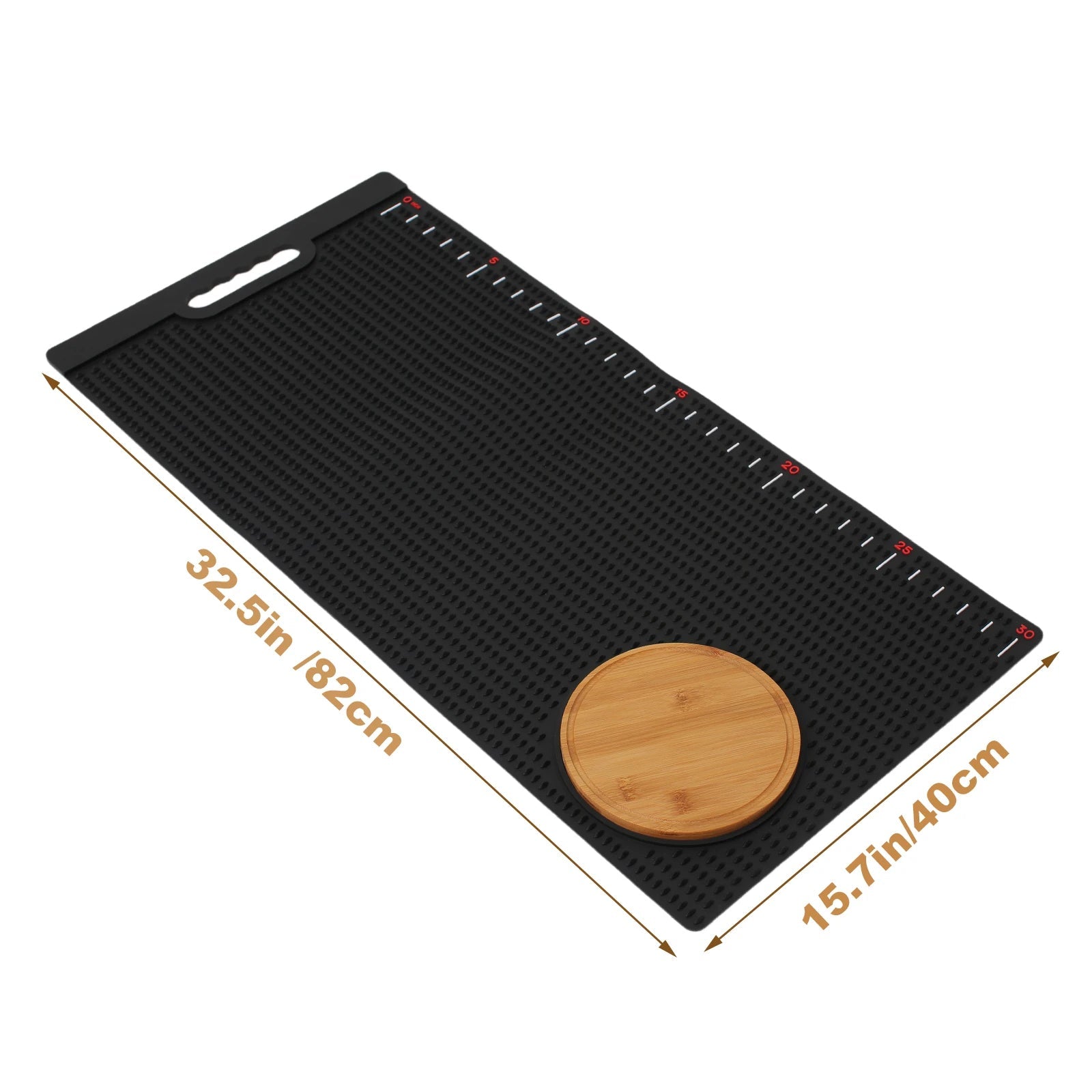 KYLEBOOKER Fish Fillet Mat – Anti-Slip Texture With 30" Ruler For Easy Fish Processing