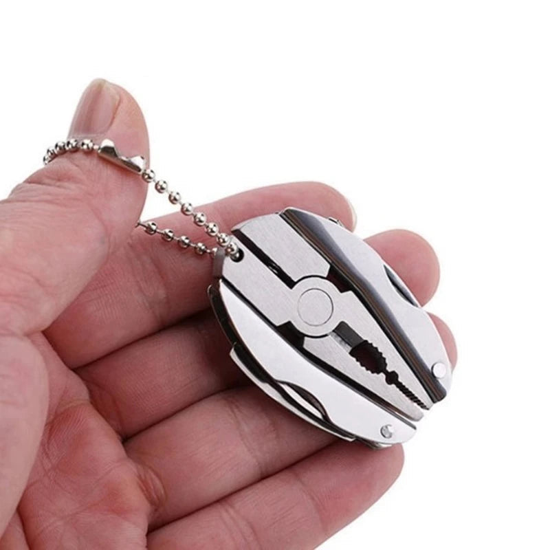 Multifunctional Mini Stainless Steel Pliers – Pocket Keychain Camping Everyday Carry Tool