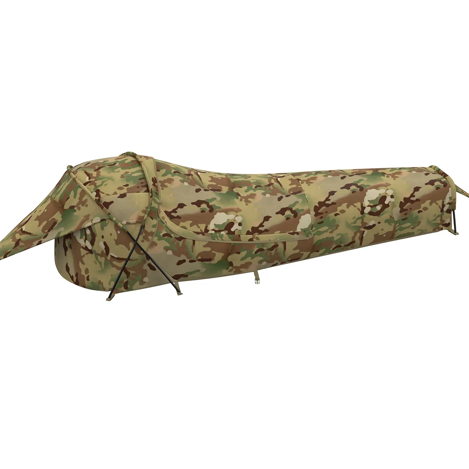 Military Hideaway Bivy Cover – Compact Hooped Tent for Modular Sleeping Bag with Mosquito Net