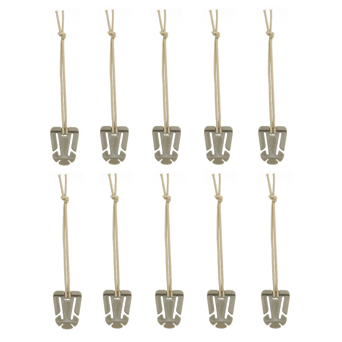 10PCS Molle Attachment Clips – Molle Web Dominators Elastic Strap Tactical Gear