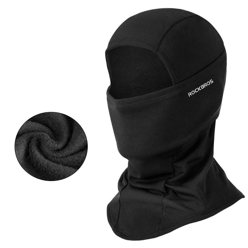 ROCKBROS Winter Cycling Balaclava – Windproof & Breathable Face Mask for Fishing & Outdoor Sports