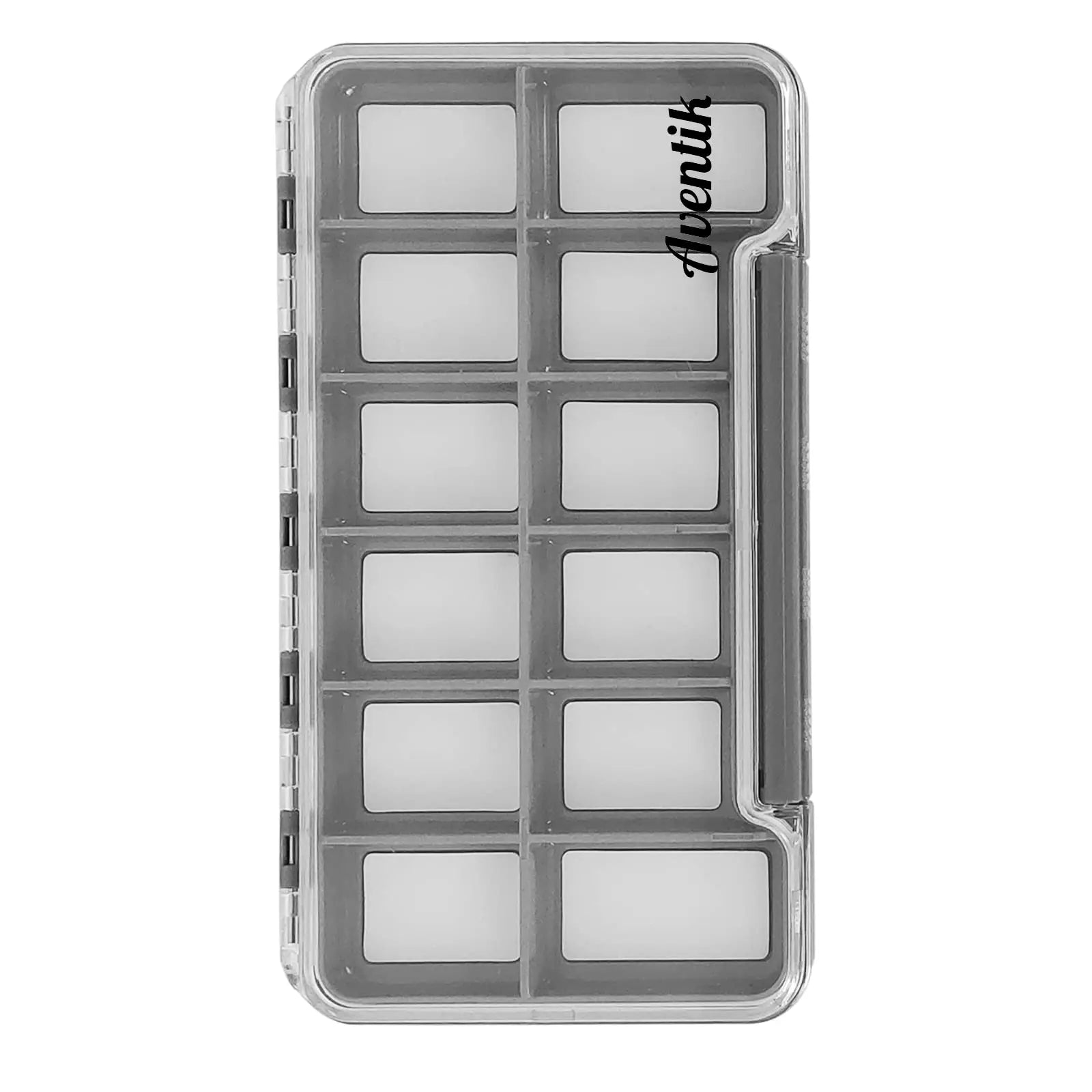AVENTIK Waterproof Fly Box Foam Tackle Storage – Secure & Lightweight Fishing Accessory