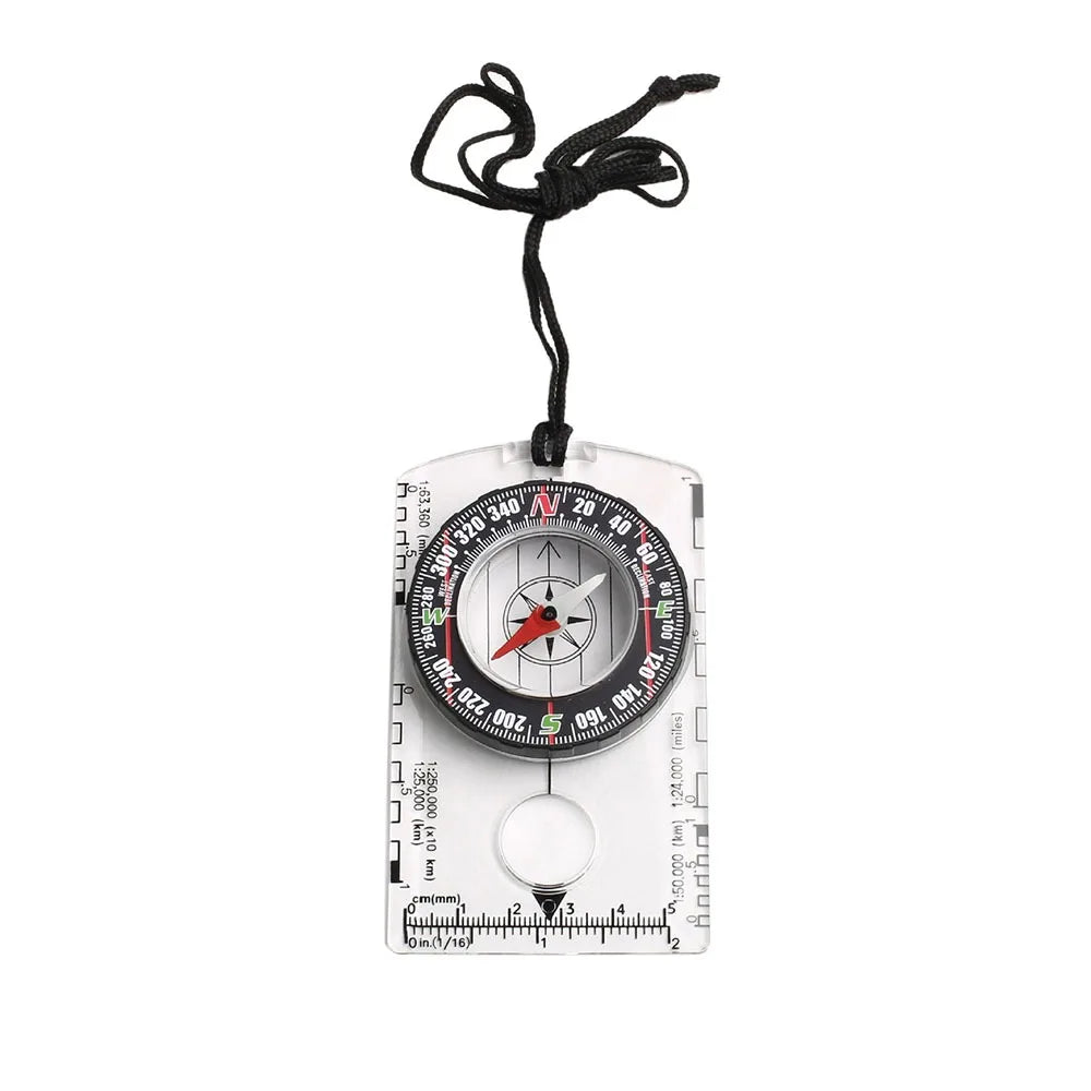 Waterproof Orienteering Compass Baseplate Map Reader for Hiking and Hunting