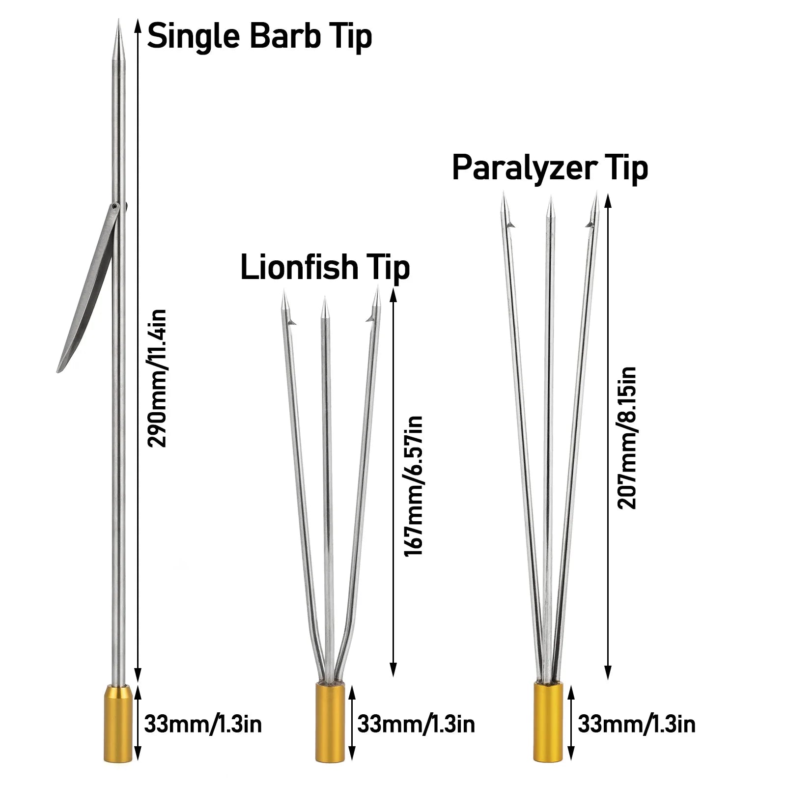 DR FISH Spearfishing Kit – Adjustable Pole, Tips & Stringer Set for Underwater Fishing