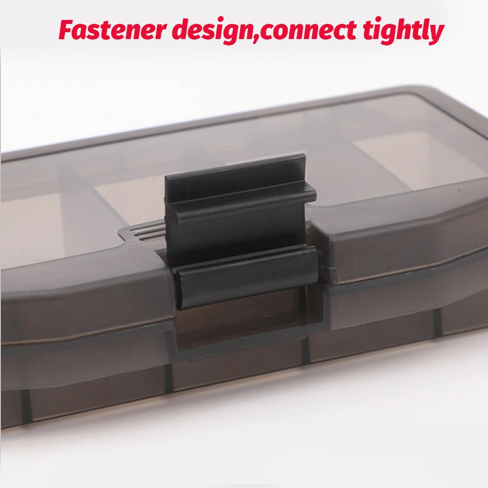 5-Compartment Fishing Tackle Box for Hooks, Bait & Small Gear