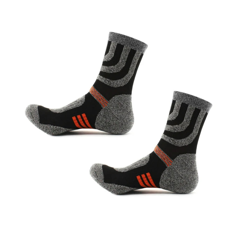 3 PAIRS Anti-Blister Winter Terry Socks – Outdoor Sports Running Cycling Camping Trekking