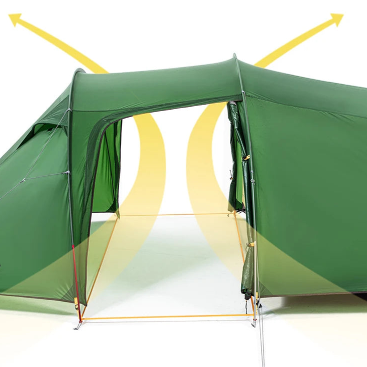 NATUREHIKE Opalus 2-4 Person 4-Season Tent – Ultralight Waterproof Camping Tent for Hiking & Travel
