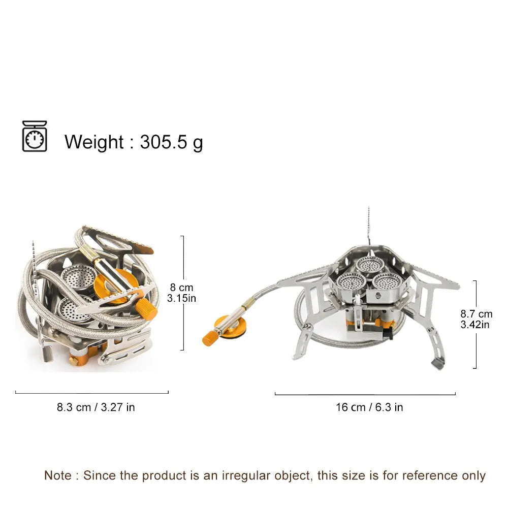 WIDESEA High-Power Camping Gas Stove – Portable Outdoor Burner for Cooking, BBQ, and Hiking