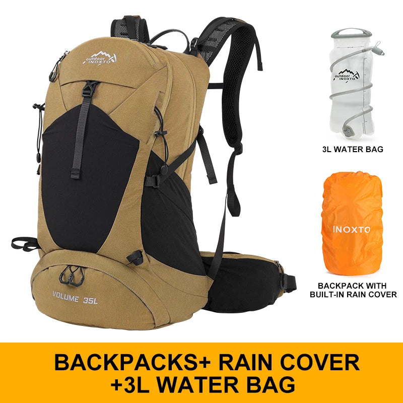 OUTDOOR INOXTO 35L Waterproof Mountaineering Backpack for Hiking & Camping
