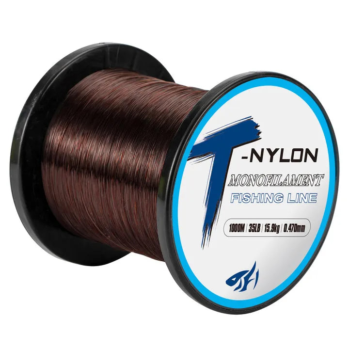 1000M Super Strong Monofilament Nylon Fishing Line: Fluorocarbon Coated for Saltwater Fishing