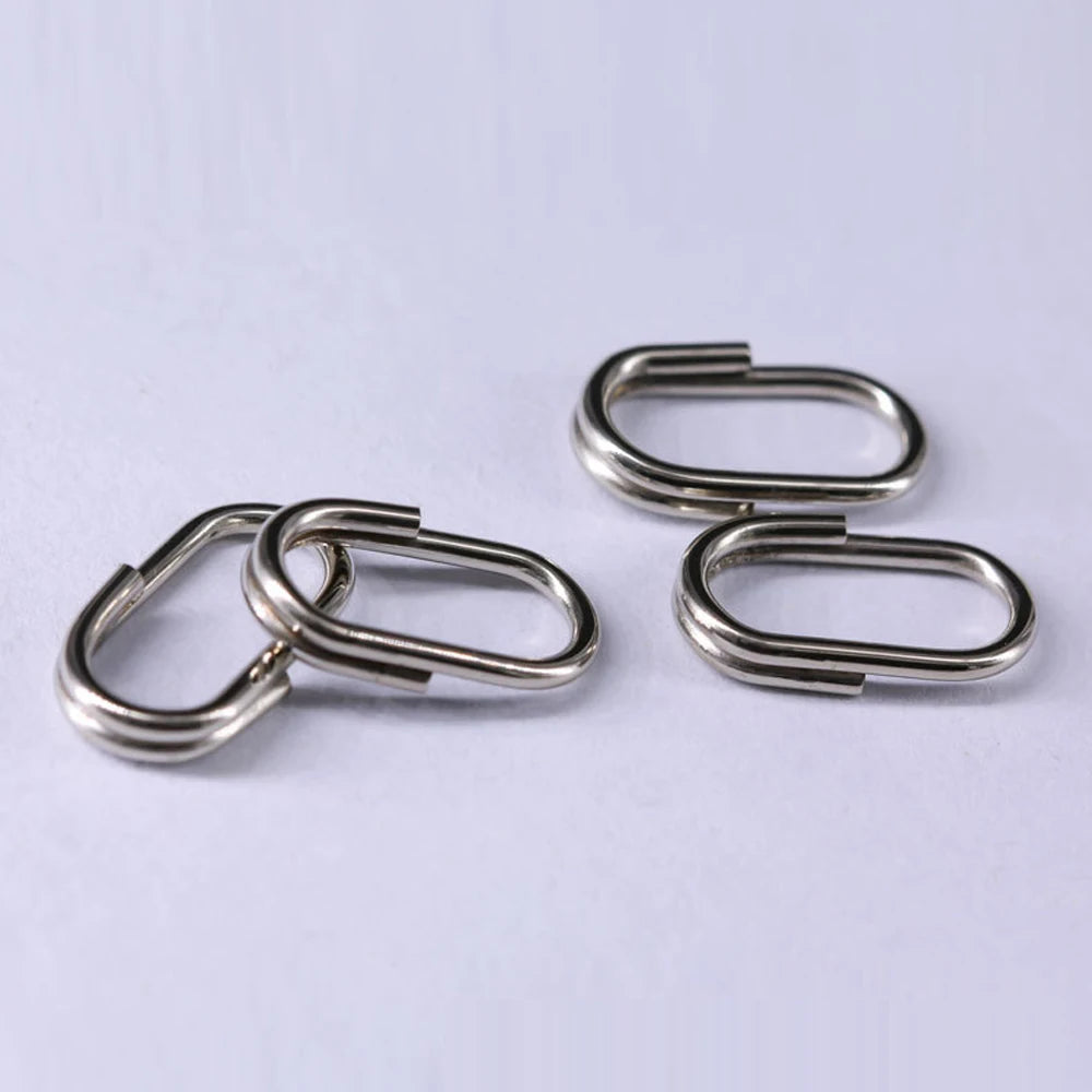 30PCS Stainless Steel Split Rings – Lure Connector Loops