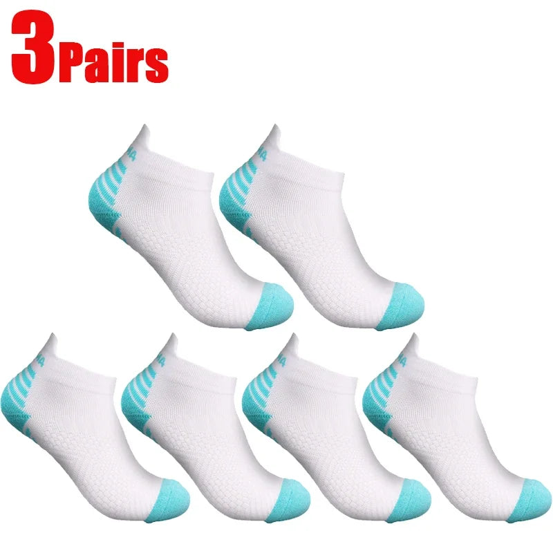 Sport Compression Ankle Socks – Fitness Running Marathon Deodorant Breathable