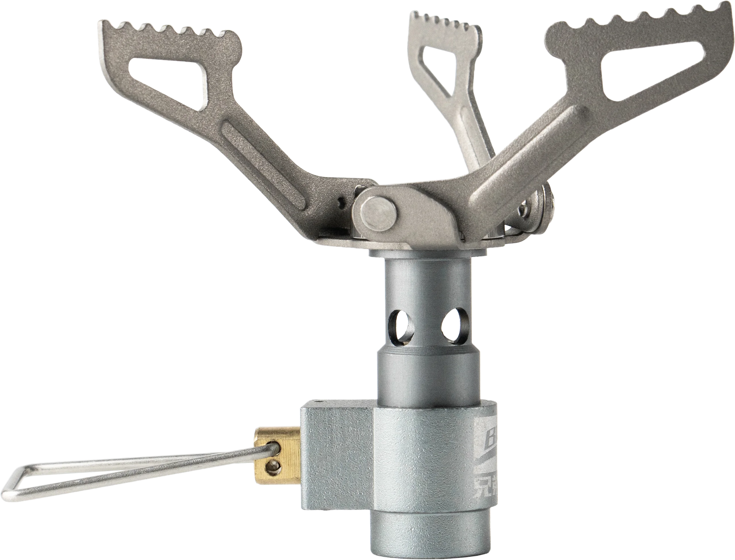 Titanium Mini Camping Gas Burner – Portable Outdoor Hiking Folding Stove 25g