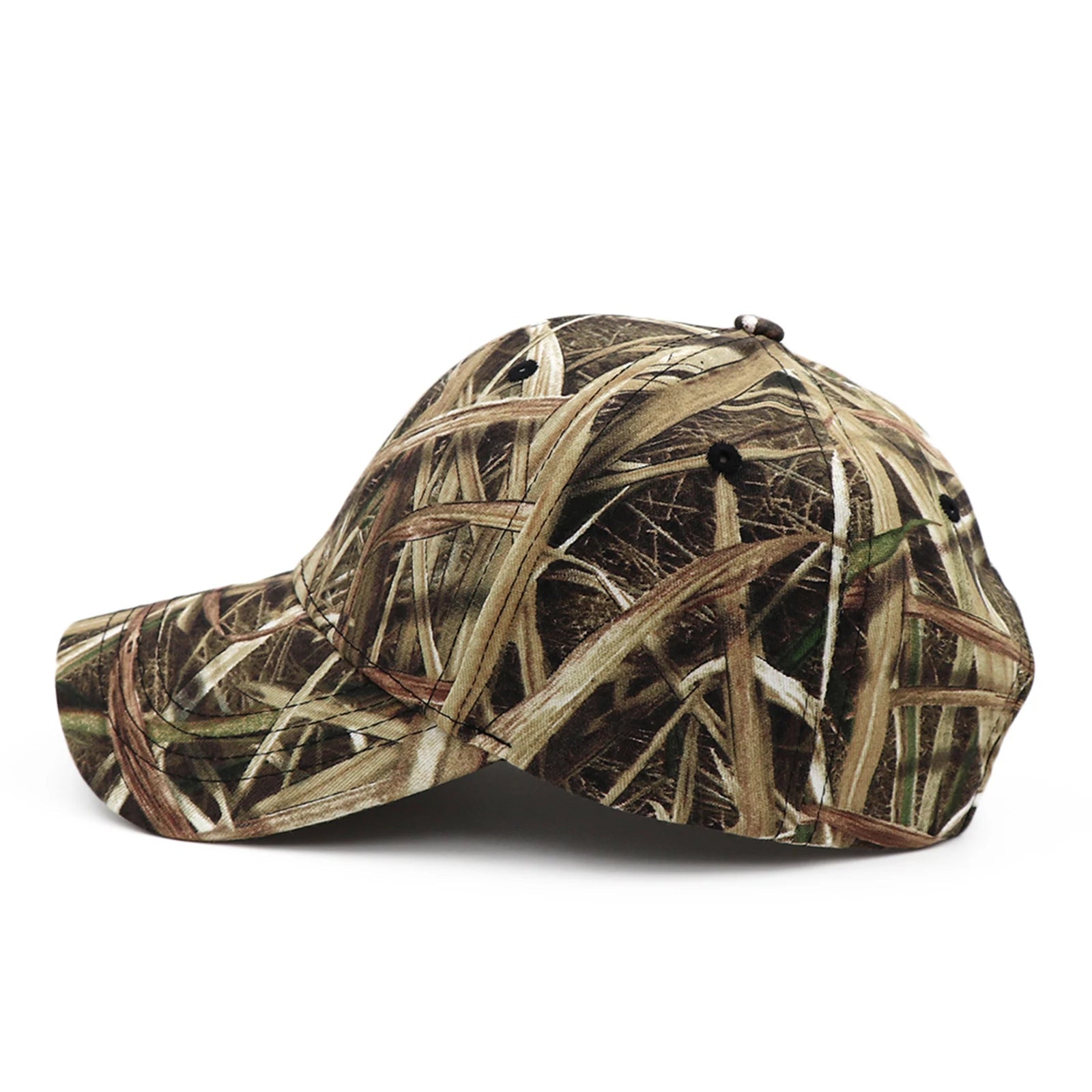Camo Fishing Cap – Jungle Reed Outdoor Hat with Sun Cover