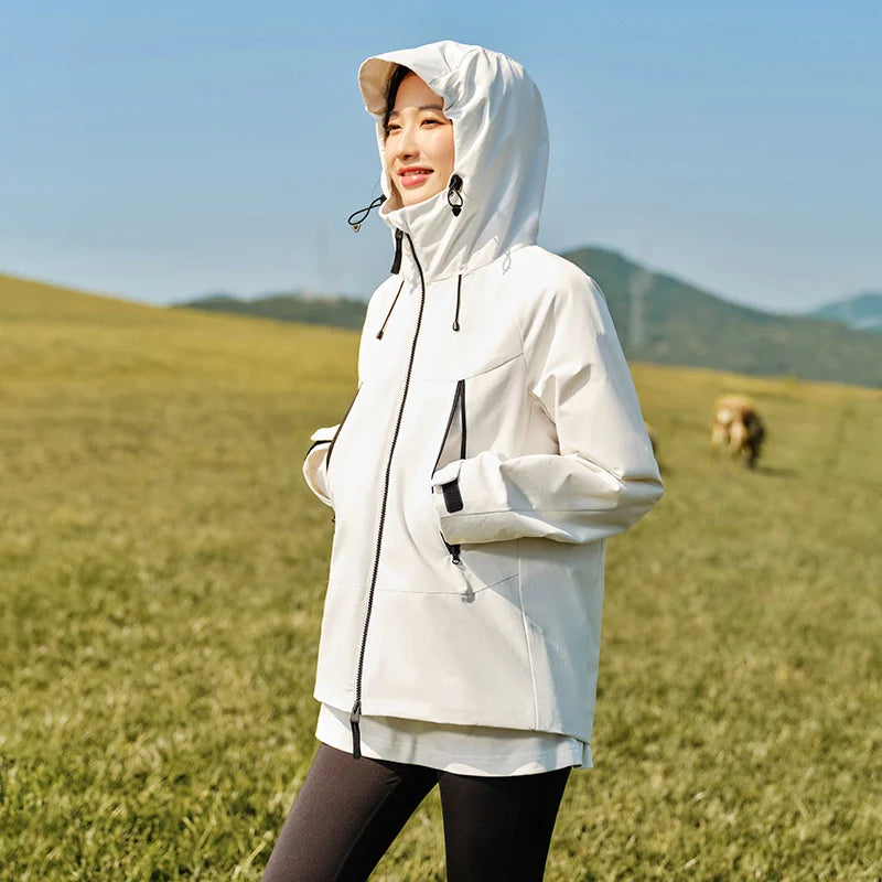 SEMIR Women's Three-in-One Down Jacket Windproof Rainproof Winter Coat